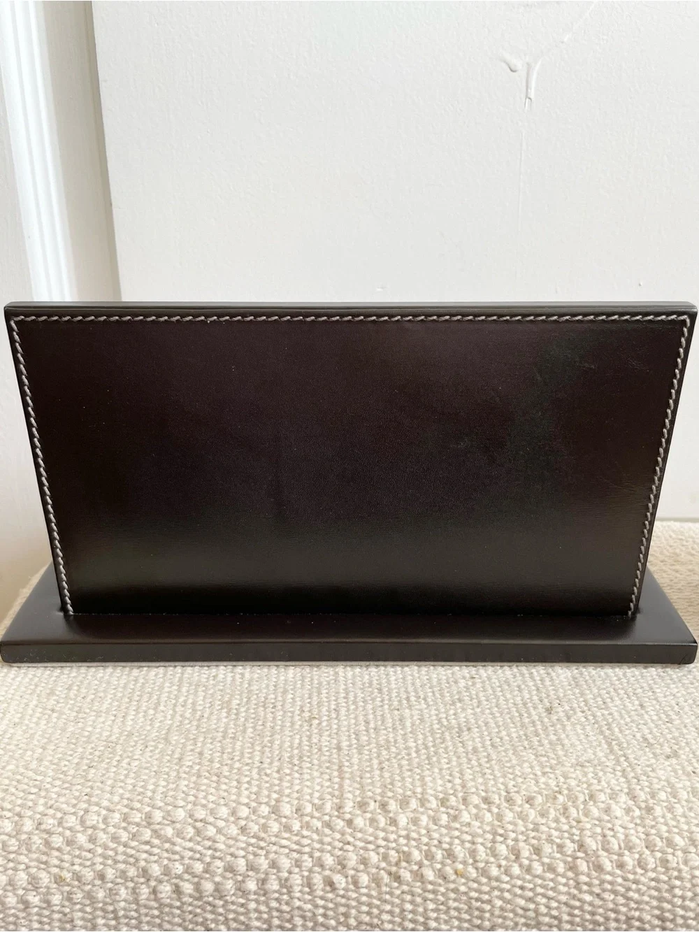 T Anthony Leather Letter Paper Organizer And Leather Pen Box ITALY